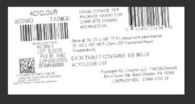 label - acyclovir 800mg